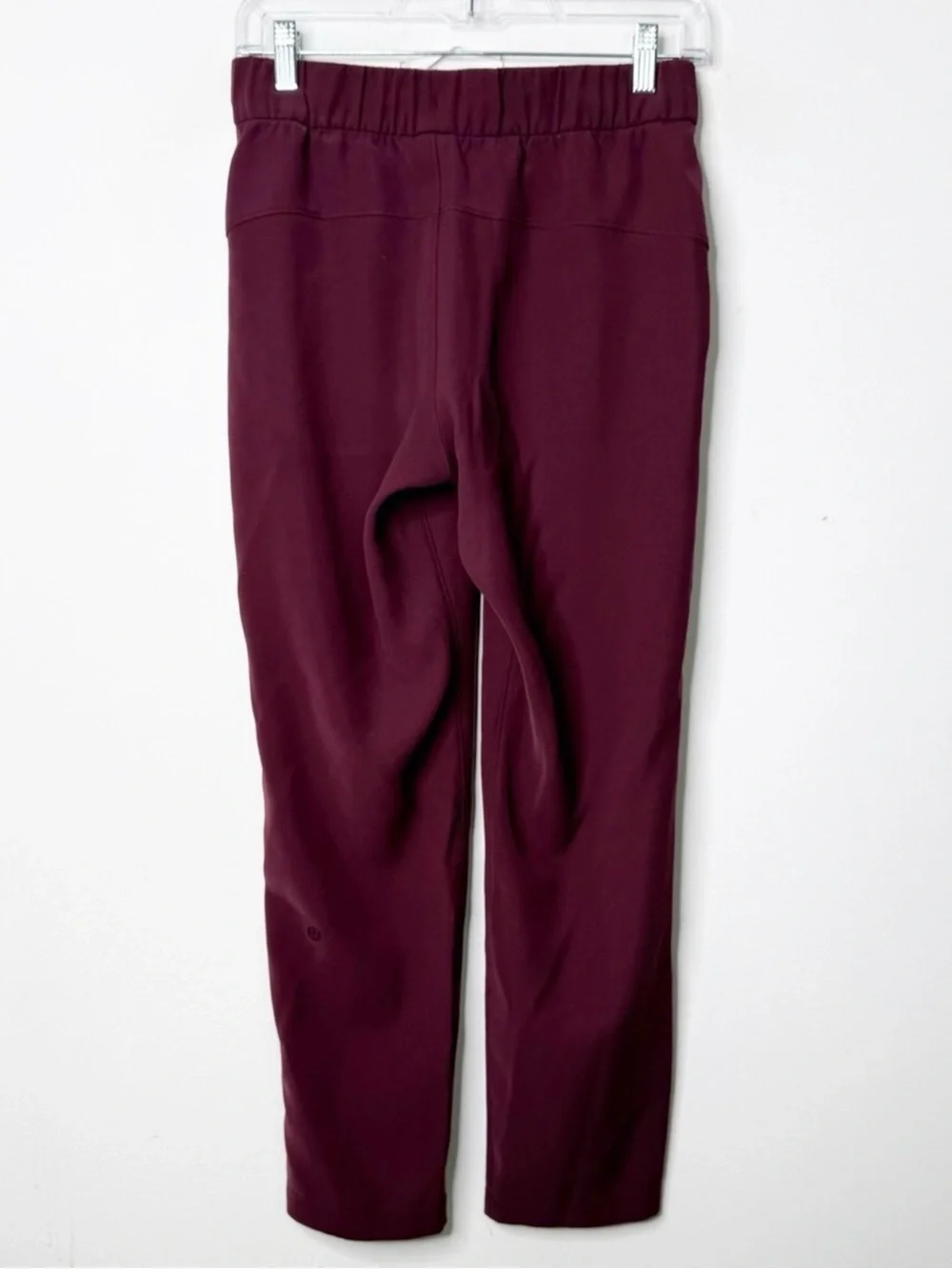 LULULEMON Burgundy Black Cherry On The Fly Trousers Pants Sz. 6 Gorpcore